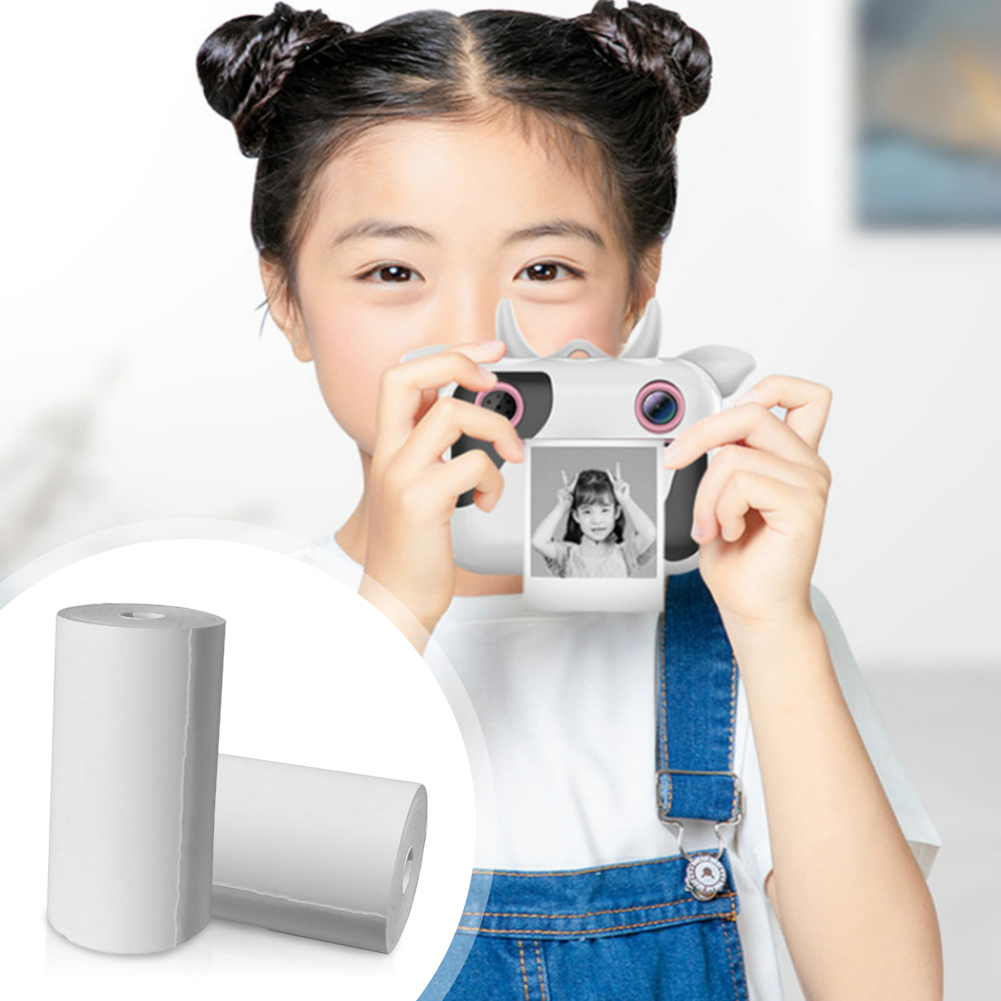 화이트 컬러 열 종이 아이 카메라 인스턴트 프린터 베이비 카메라 파 인쇄 용지 교체 액세서리